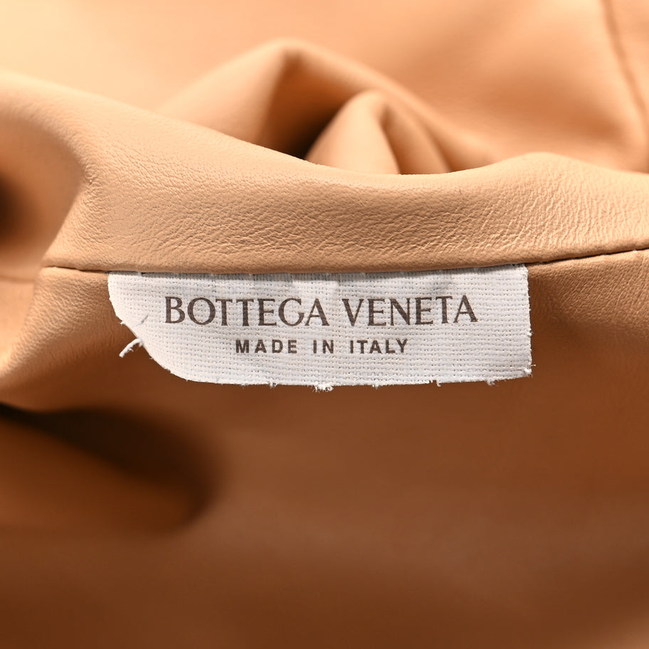 Bottega Veneta Smooth Butter Calf The Pouch Oversized Clutch Biscotto Image 6