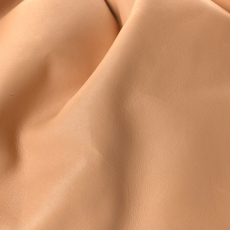 Bottega Veneta Smooth Butter Calf The Pouch Oversized Clutch Biscotto Image 7