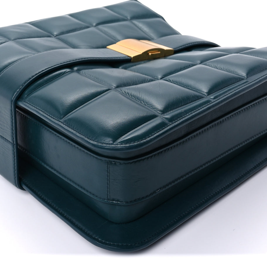Bottega Veneta Nappa Maxi Intrecciato Padded Marie Bag Ottanio
