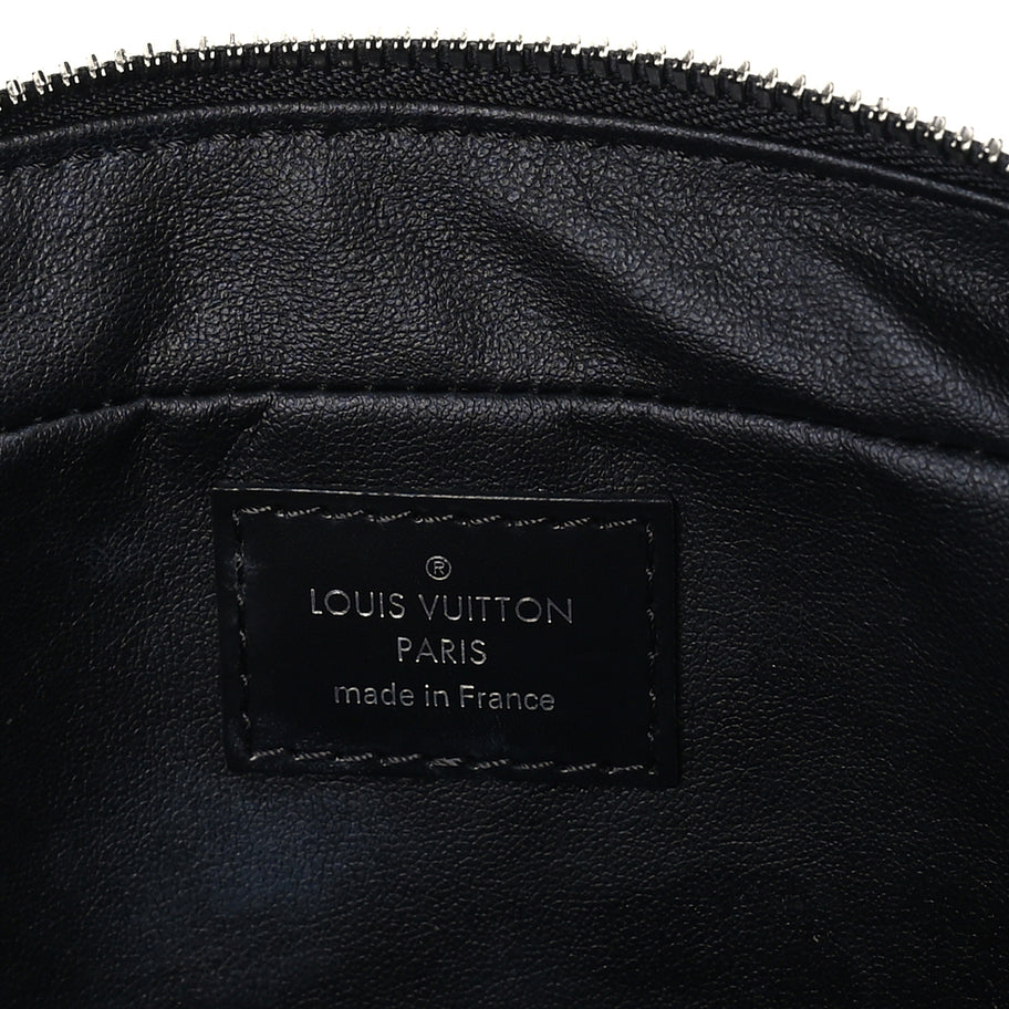 Louis Vuitton Damier Cobalt Toilet Pouch GM Black Image 6