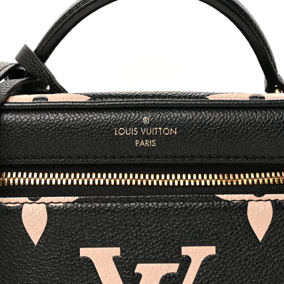 Louis Vuitton Empreinte Monogram Giant Vanity PM Black Beige Image 6
