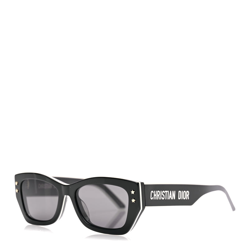  Christian Dior Acetate Diorpacific S2U Sunglasses  Black