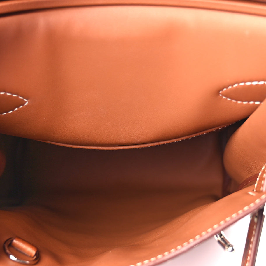 Hermes Barenia Faubourg Hac A Dos PM Backpack Fauve Image 4