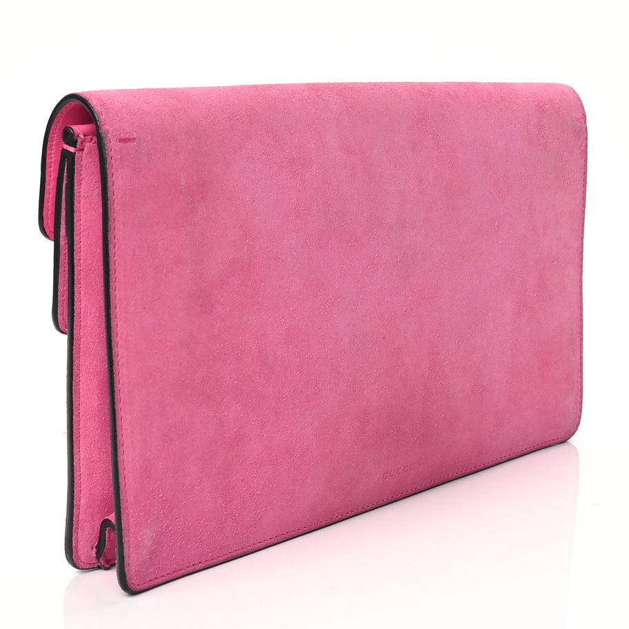 Gucci Suede Cudu Vitello Velvet Dionysus Clutch Tropical Flower Image 2