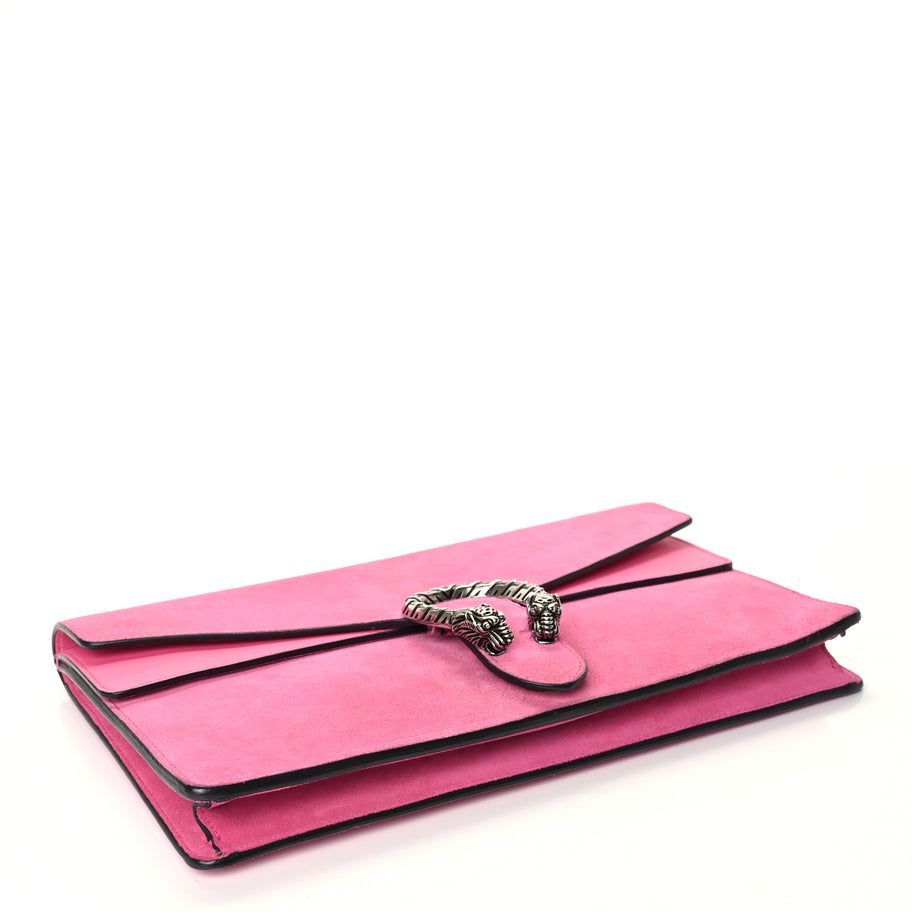 Gucci Suede Cudu Vitello Velvet Dionysus Clutch Tropical Flower Image 3