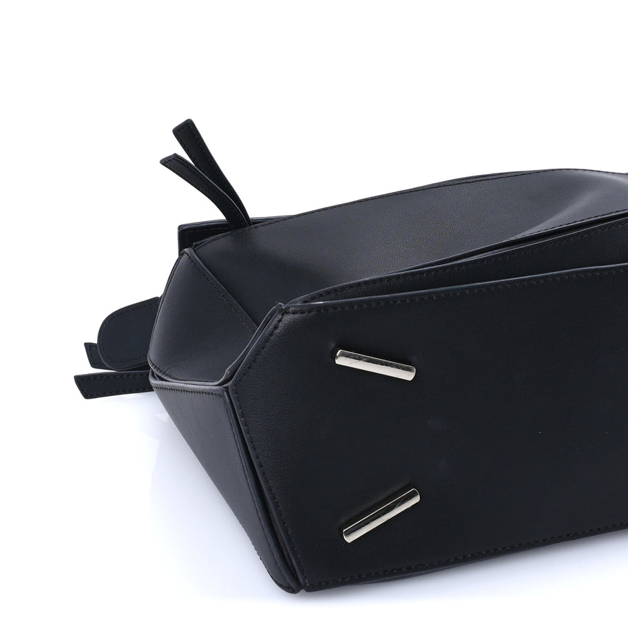 Loewe Calfskin Small Puzzle Bag  Black Image 7