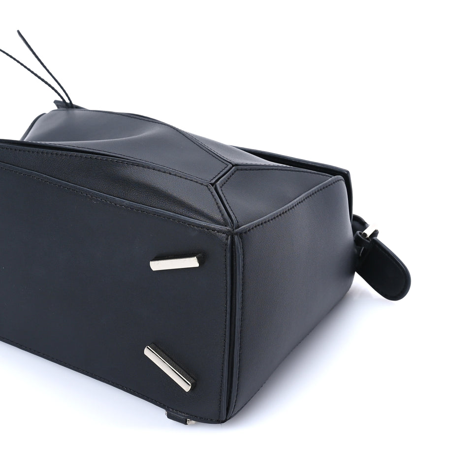 Loewe Calfskin Small Puzzle Bag  Black Image 8