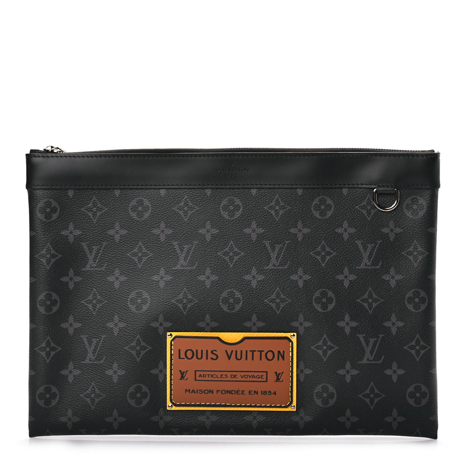 Louis Vuitton Monogram Eclipse Discovery Pochette GM Image 1
