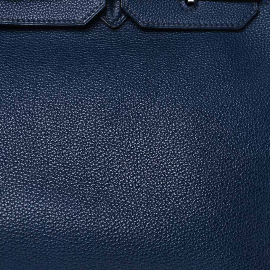 Hermes Togo Birkin 35  Bleu de Prusse Image 7