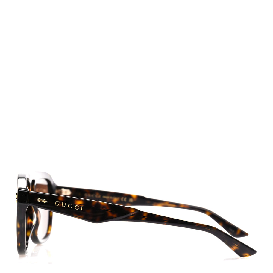 Gucci Acetate Aviator Sunglasses GG1263S Tortoise Image 3