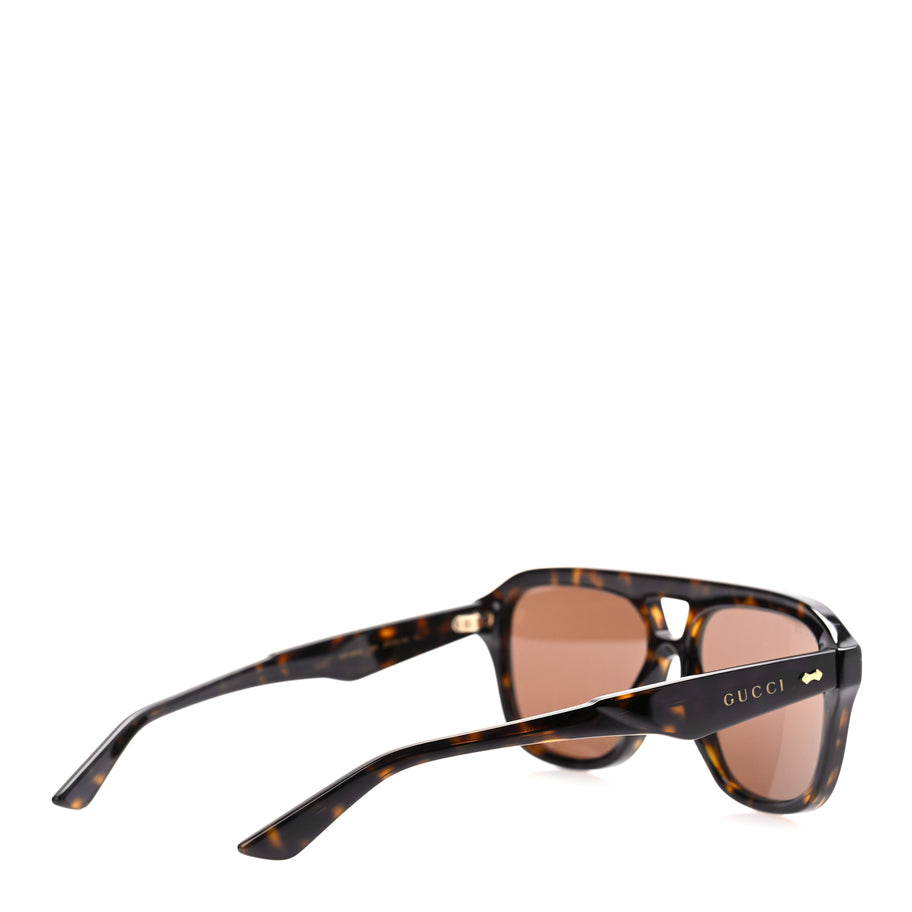 Gucci Acetate Aviator Sunglasses GG1263S Tortoise Image 4