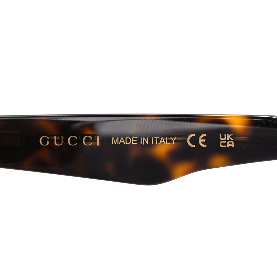 Gucci Acetate Aviator Sunglasses GG1263S Tortoise Image 6