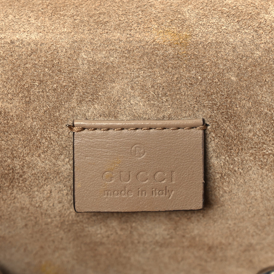 Gucci GG Supreme Monogram Small Dionysus Shoulder Bag  Taupe Image 5