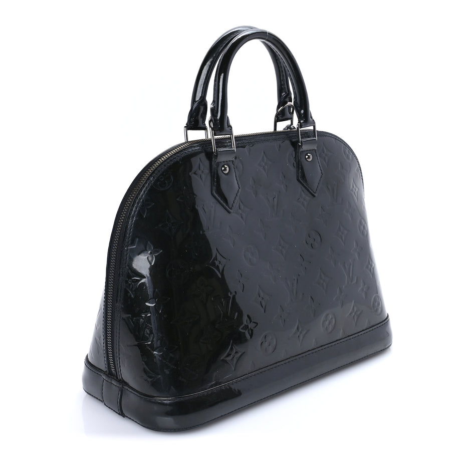 Louis Vuitton Vernis Alma PM Black Image 2