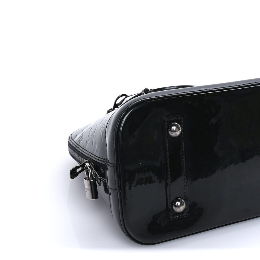 Louis Vuitton Vernis Alma PM Black Image 7