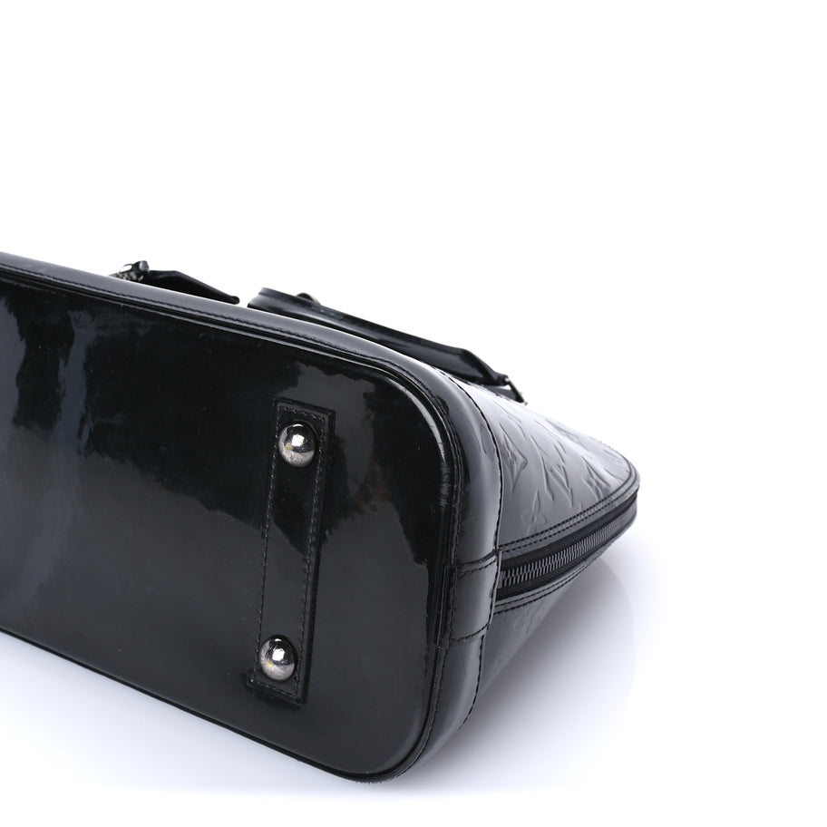 Louis Vuitton Vernis Alma PM Black Image 8