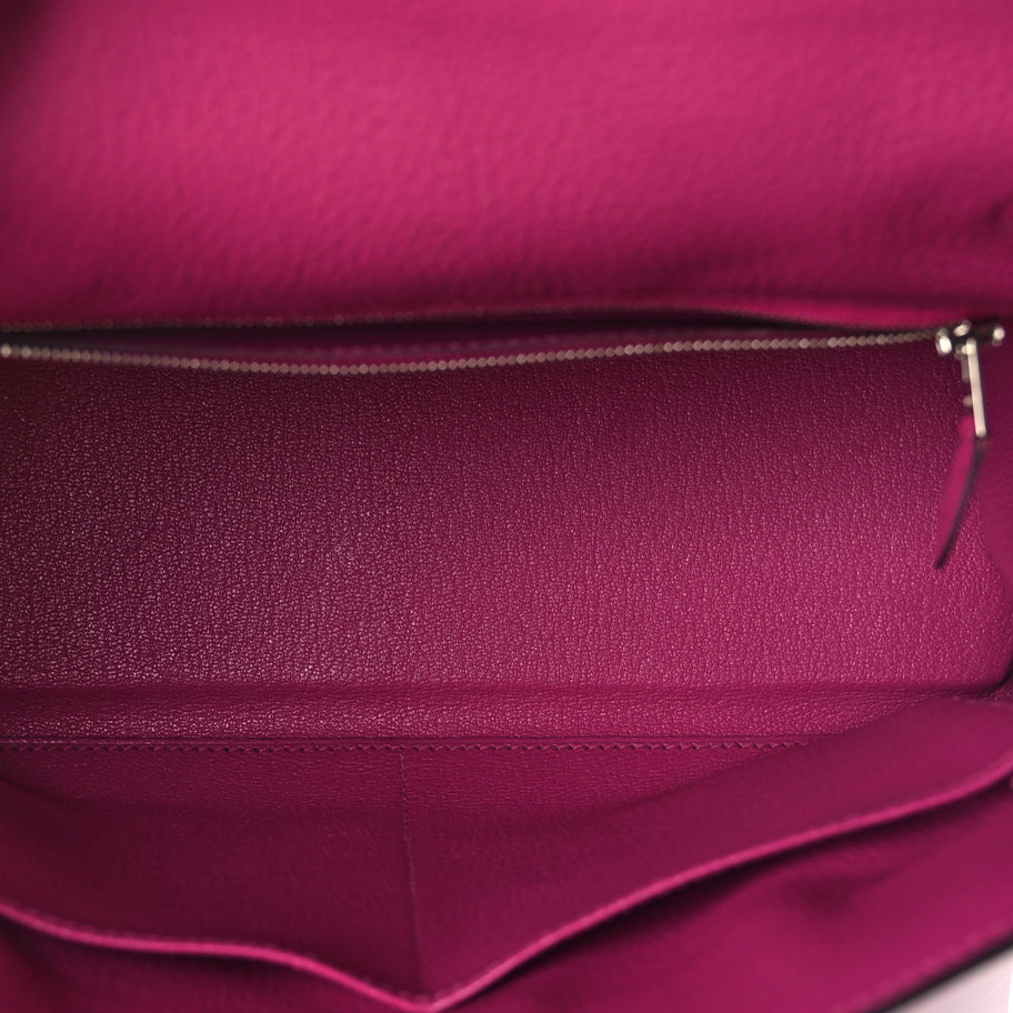 Hermes Togo Kelly Retourne 28 Rose Pourpre Rose Pourpre Image 4