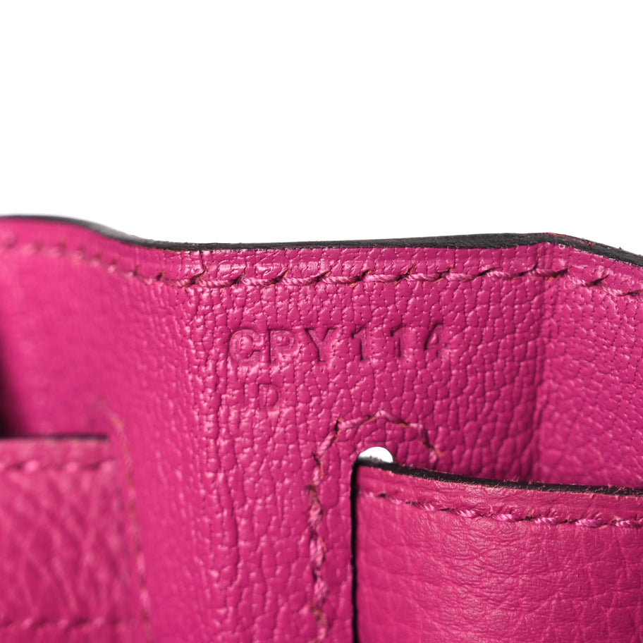 Hermes Togo Kelly Retourne 28 Rose Pourpre Rose Pourpre Image 6