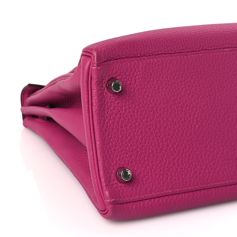 Hermes Togo Kelly Retourne 28 Rose Pourpre Rose Pourpre Image 8