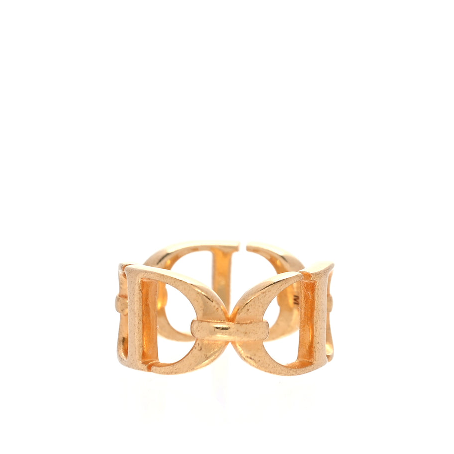 Christian Dior Metal CD Ring  Gold Image 2
