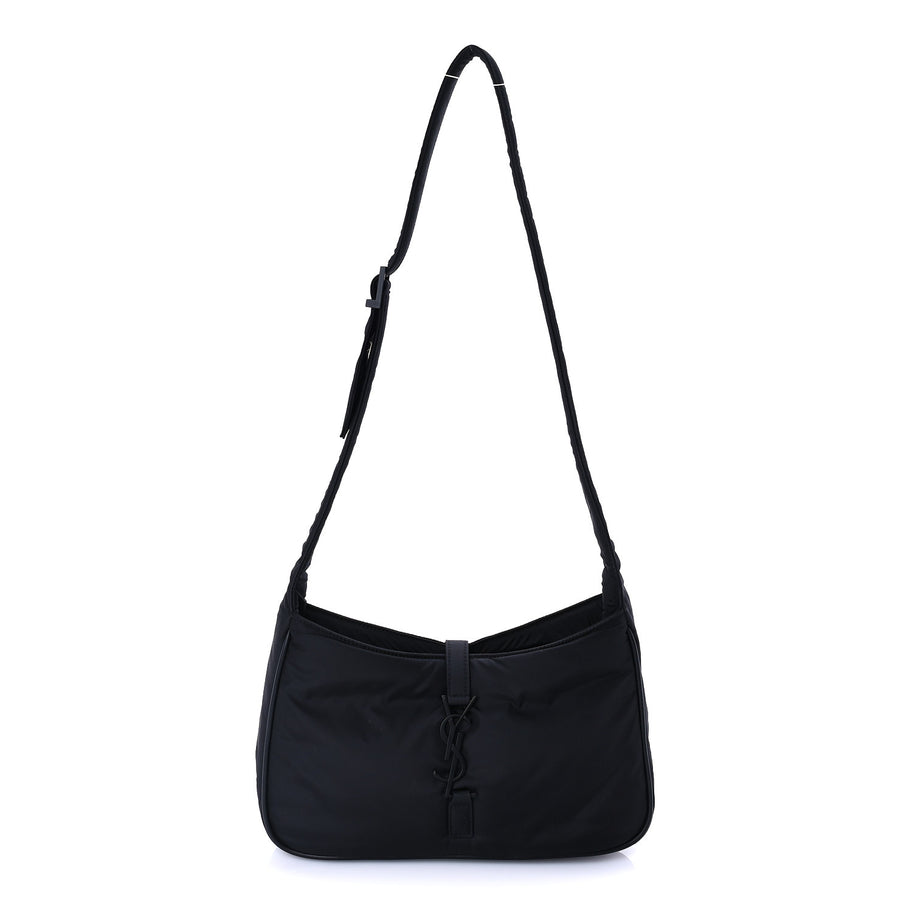 Saint Laurent Econyl Nylon Le 5 A 7 Hobo Black Image 1