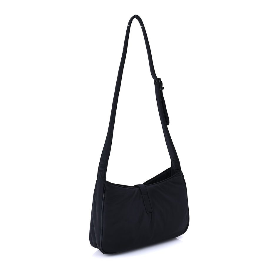 Saint Laurent Econyl Nylon Le 5 A 7 Hobo Black Image 2