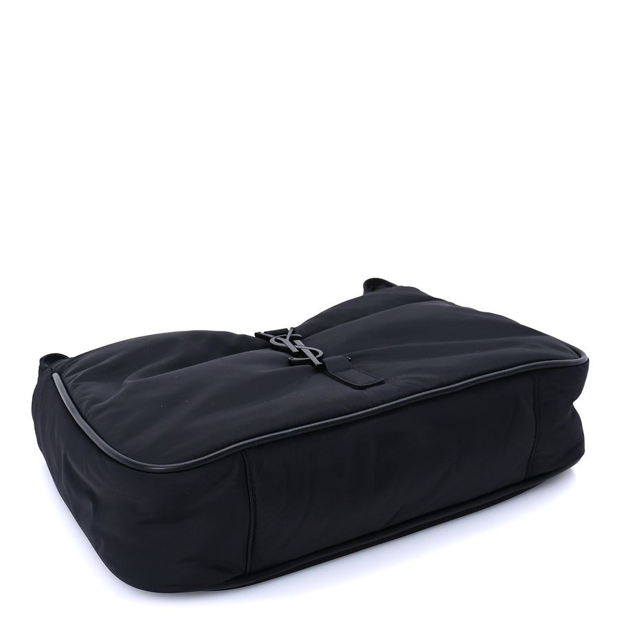 Saint Laurent Econyl Nylon Le 5 A 7 Hobo Black Image 3
