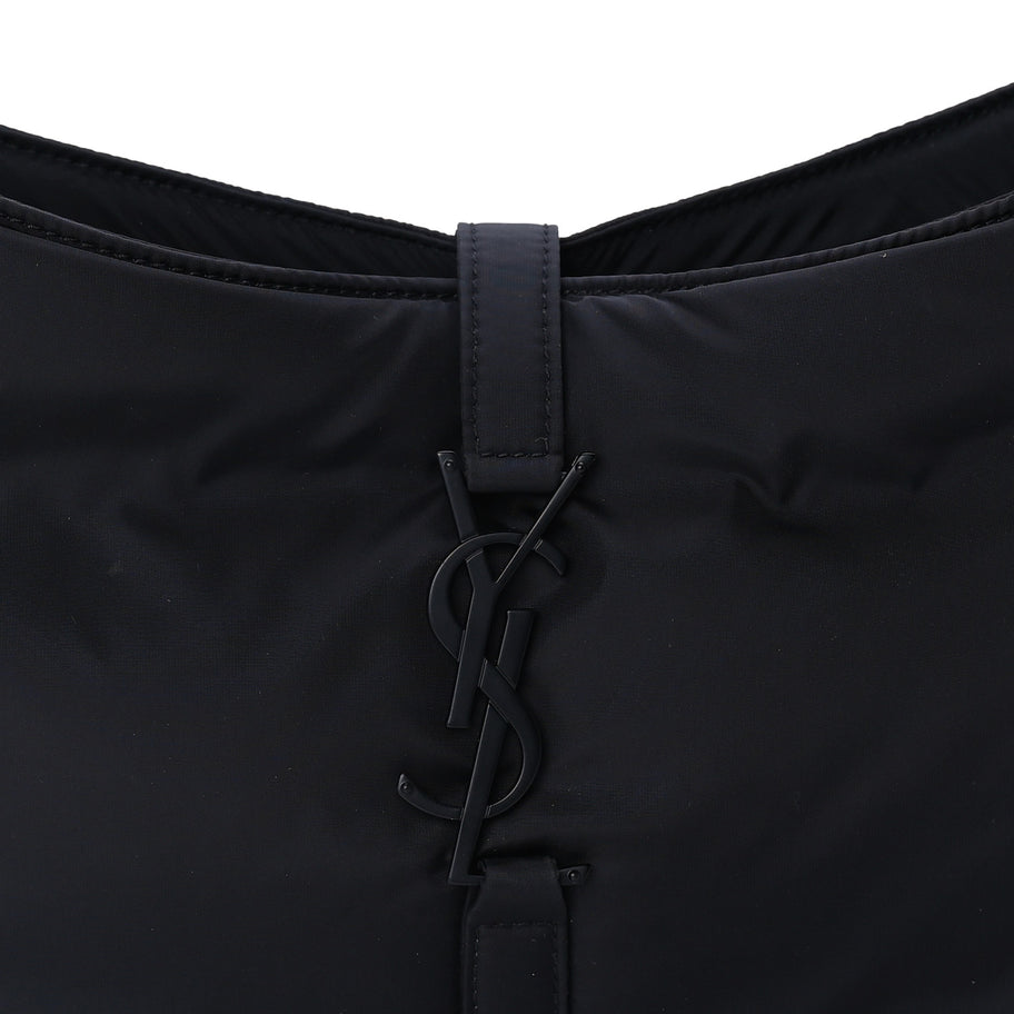 Saint Laurent Econyl Nylon Le 5 A 7 Hobo Black Image 6