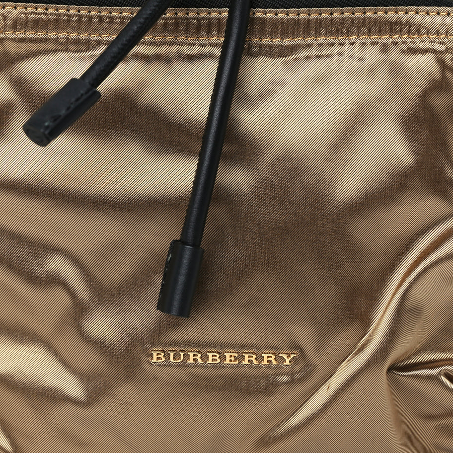 Burberry Nylon Medium Rucksack Runway Backpack Gold Black Image 6