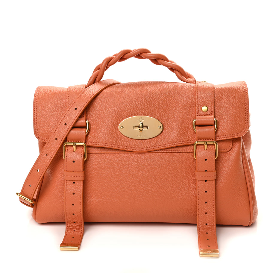Mulberry Small Classic Grain Medium Alexa Apricot Image 1