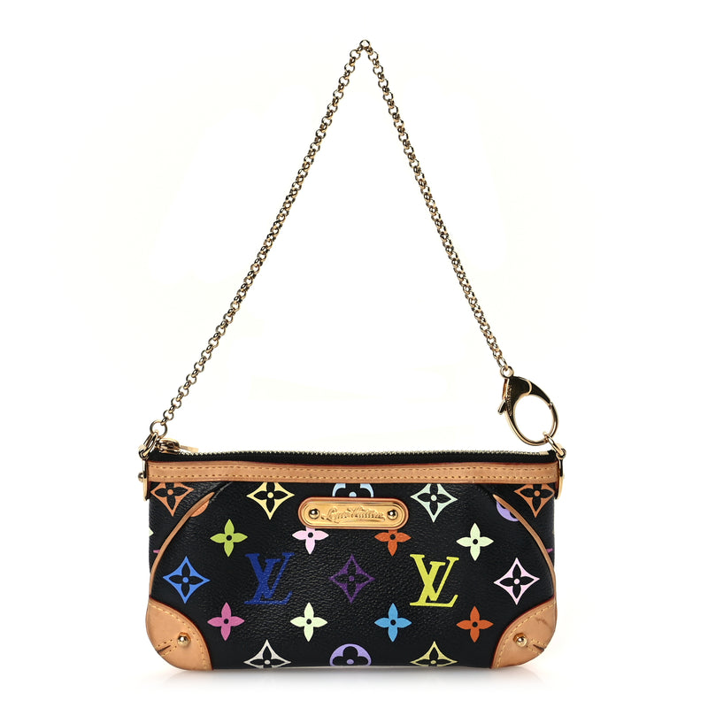  Louis Vuitton Monogram Multicolor Pochette Milla MM