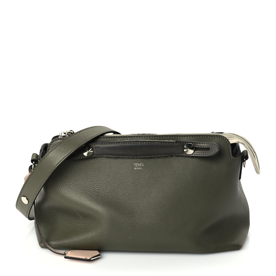 Fendi  Vitello Dolce 4 Color Medium By The Way Boston Bag Equatore Plaster Multicolor Image 1