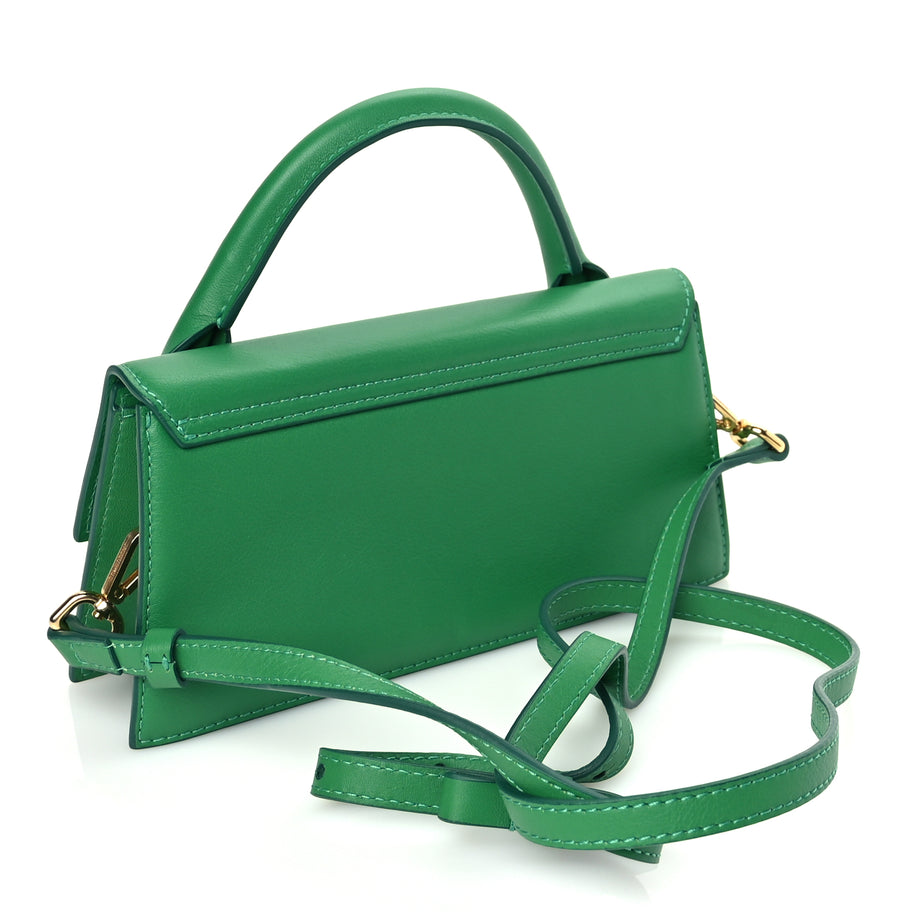 Jacquemus Smooth Calfskin Le Chiquito Long Green Image 2