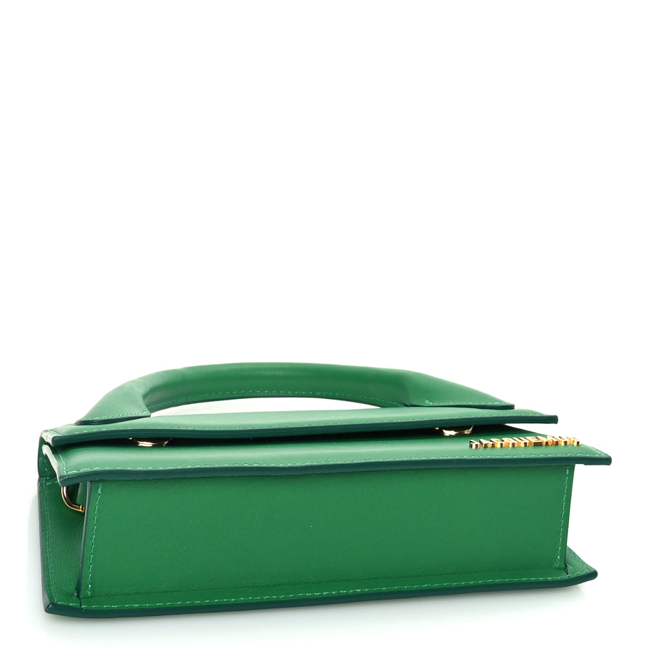 Jacquemus Smooth Calfskin Le Chiquito Long Green Image 3