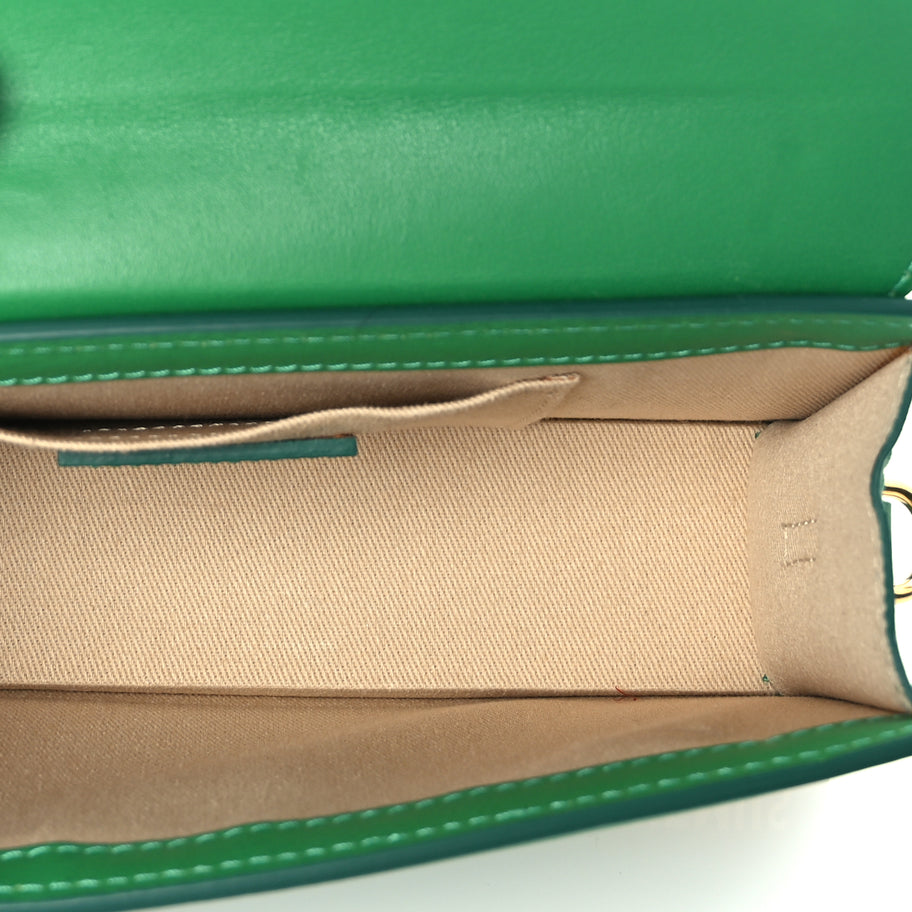 Jacquemus Smooth Calfskin Le Chiquito Long Green Image 4
