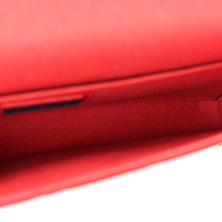 Louis Vuitton Empreinte Pochette Felicie Chain Wallet Marine Rouge Image 5