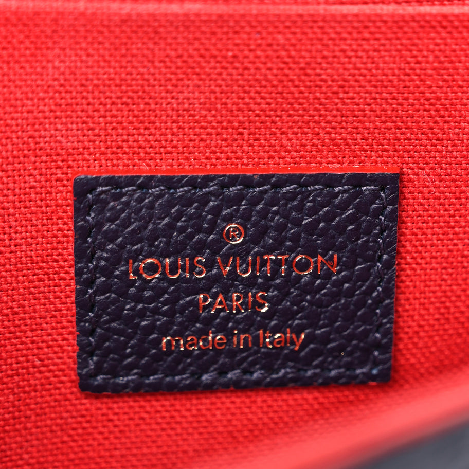 Louis Vuitton Empreinte Pochette Felicie Chain Wallet Marine Rouge Image 6
