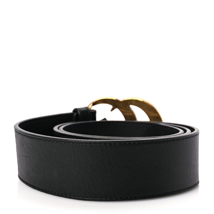 Gucci Calfskin Double G 40mm Belt 80 32 Black Image 2