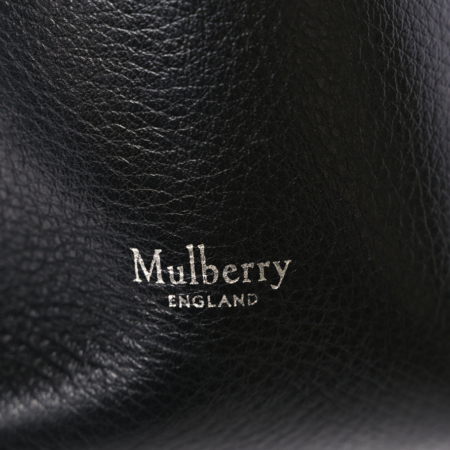 Mulberry Calfskin Studded Camden Bucket Black Image 5