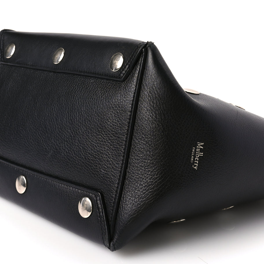 Mulberry Calfskin Studded Camden Bucket Black Image 8