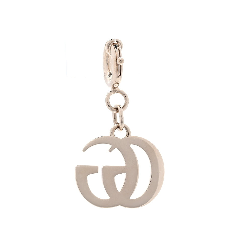 Gucci Metal Enamel Interlocking GG Bag Charm Gold Rosso Ancora Red Image 2