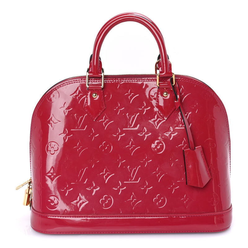  Louis Vuitton Vernis Alma PM Cherry Cherry