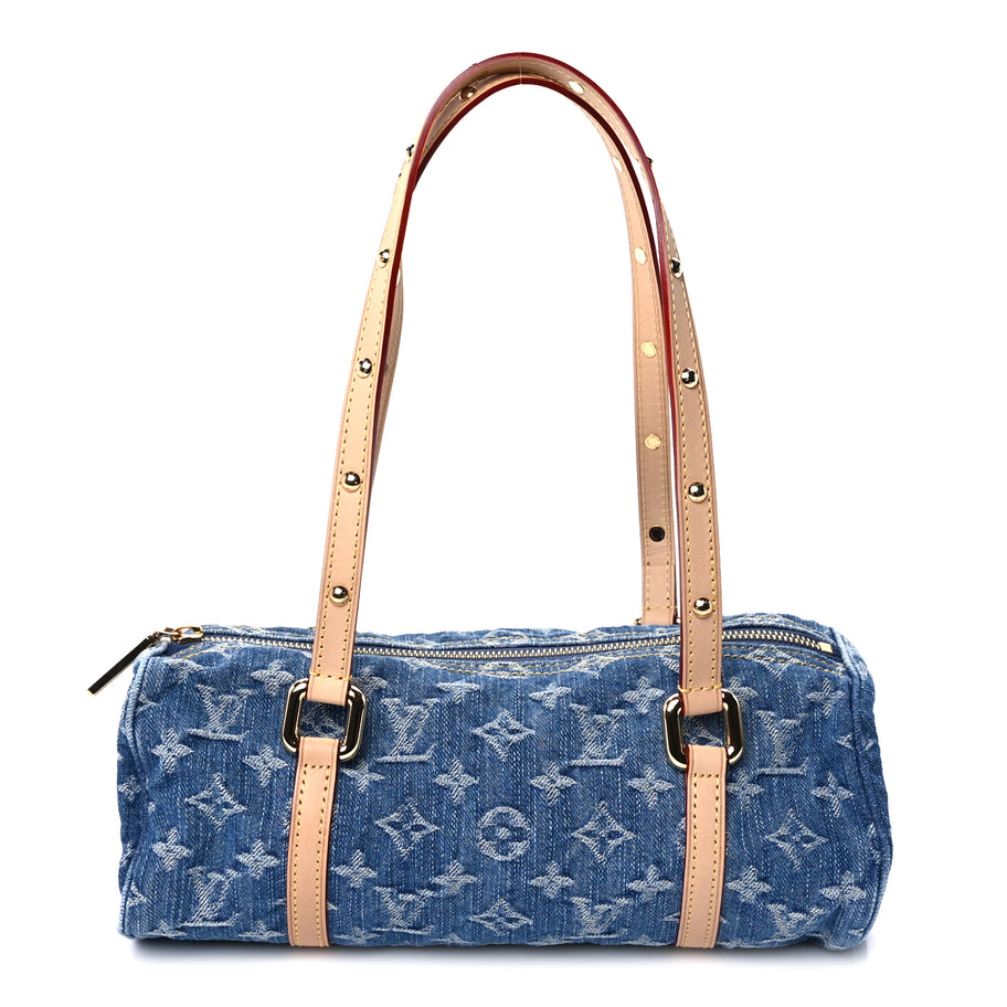 Louis Vuitton Monogram Denim Papillon Denim Blue Image 2