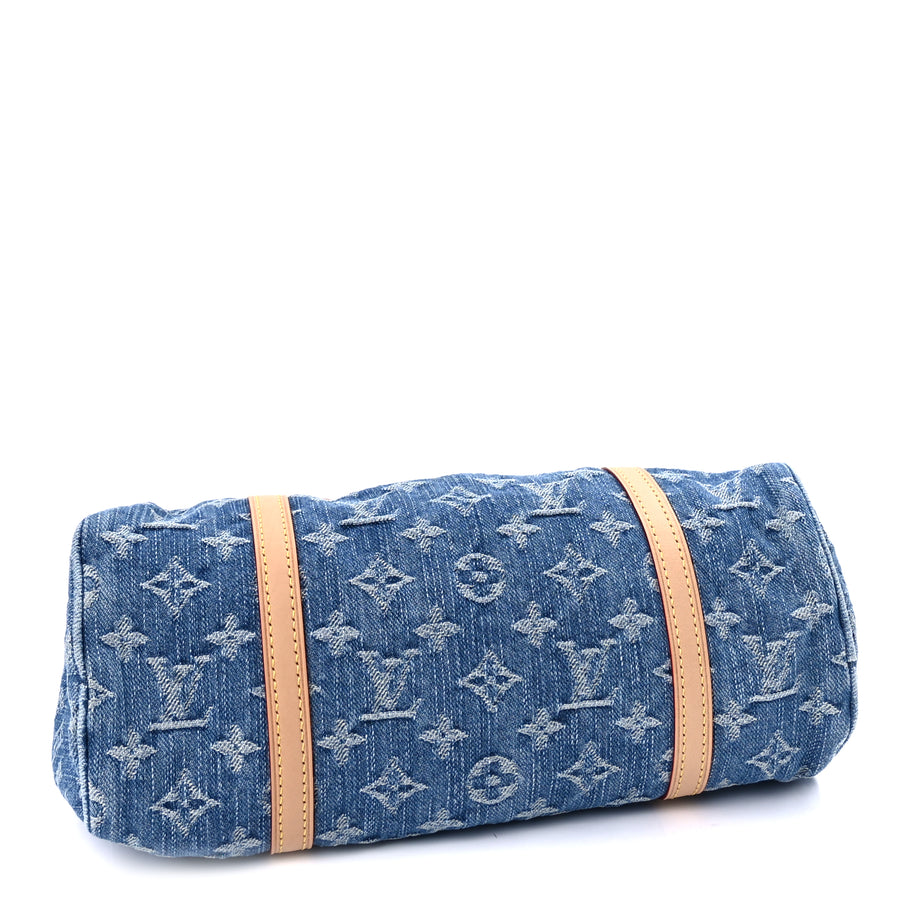 Louis Vuitton Monogram Denim Papillon Denim Blue Image 4