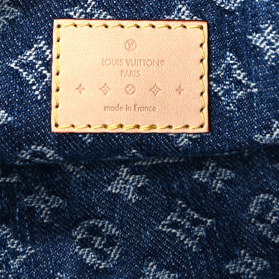 Louis Vuitton Monogram Denim Papillon Denim Blue Image 6