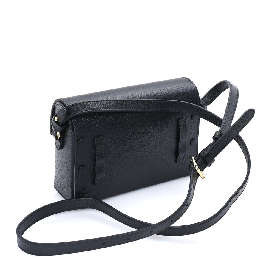 Gucci Calfskin Horsebit 1955 Shoulder Bag Black Image 2