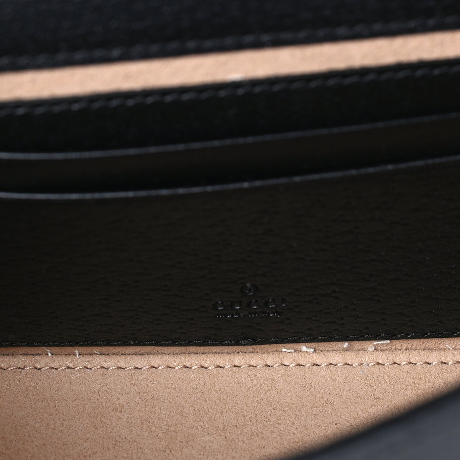 Gucci Calfskin Horsebit 1955 Shoulder Bag Black Image 5