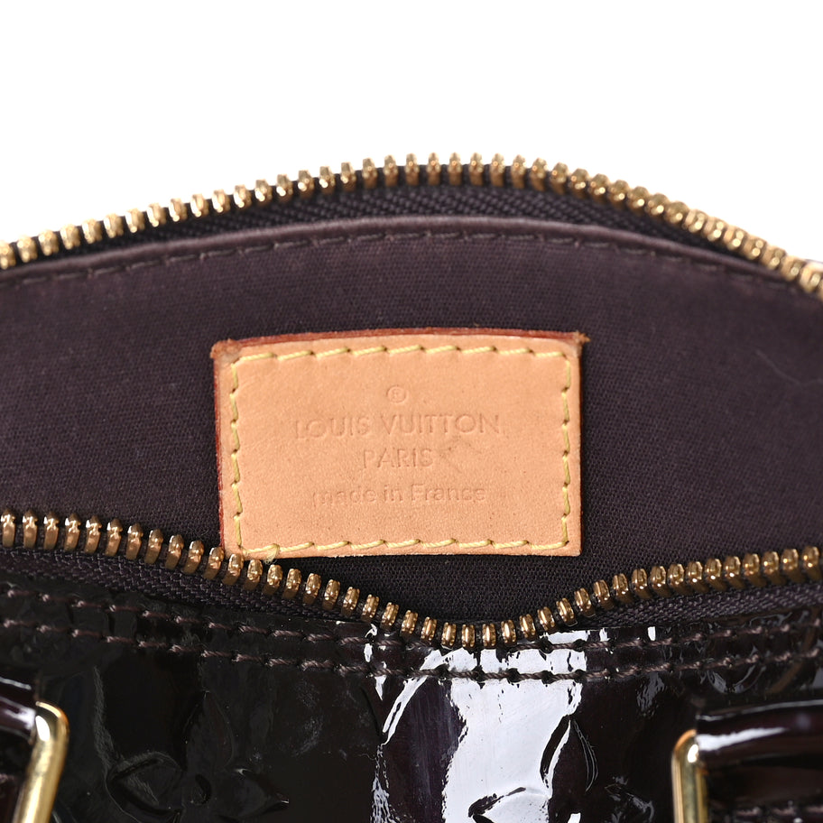Louis Vuitton Vernis Alma BB Amarante Image 5