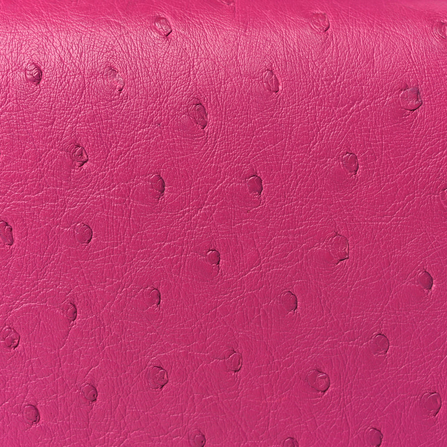 Hermes Ostrich Constance 18 Rose Pourpre Image 6