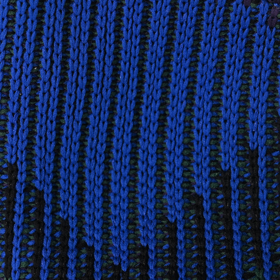 Burberry Canvas Knitted Check Mini Peg Duffle Bag Knight Image 7